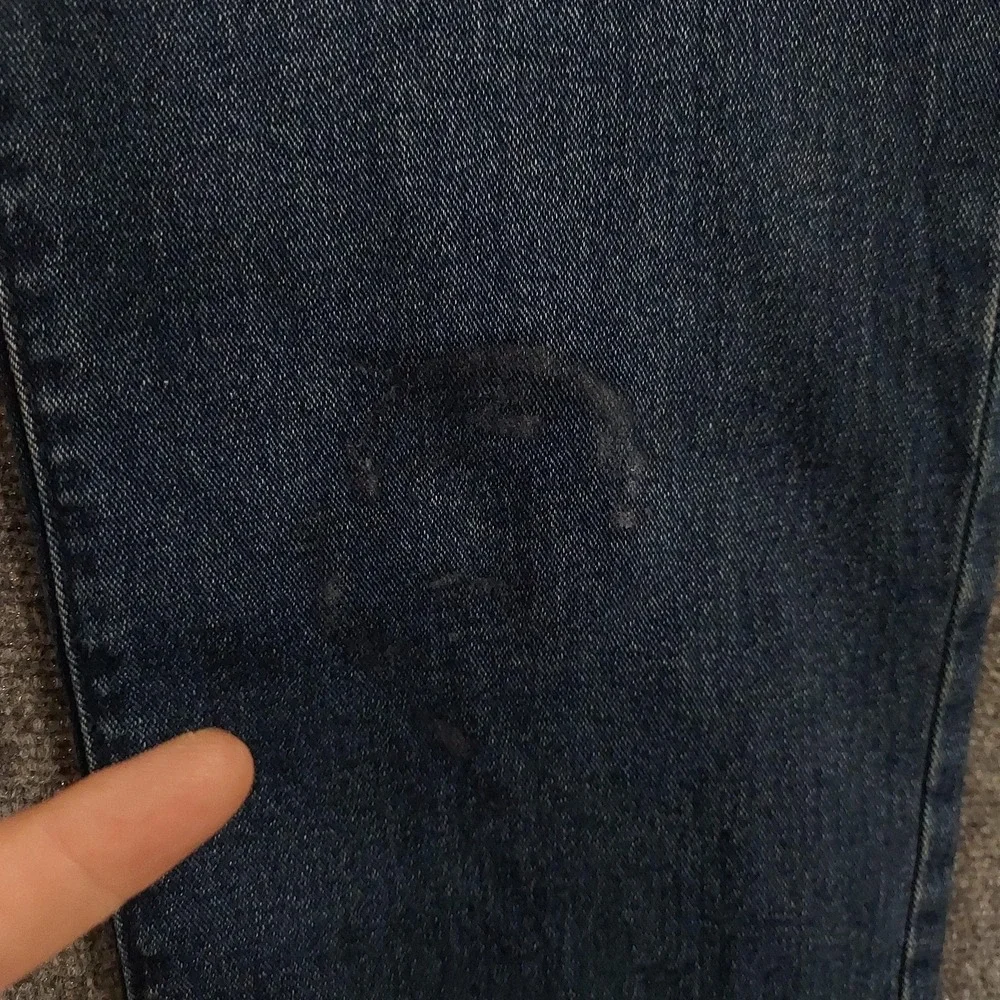 True Religion Ricky SN Flap Relaxed Straight Jeans Mens 32x34 Blue Dark Wash